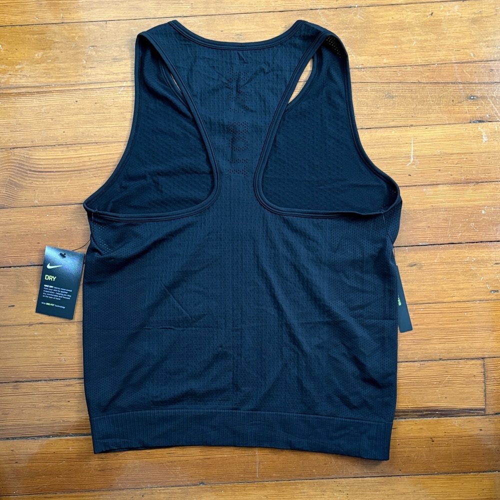 Nike Black Athletic Dri-FIT Racer Back Tank Top - Picture 5 of 5
